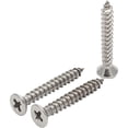 thumbnail image 3 of 25Pcs M4x30mm Phillips Flat Head Self Tapping Wood Screws,304 Stainless Steel, Plastic and Metal.Coarse Threaded, Sharp Point,Self Tapping, 3 of 7