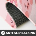thumbnail image 4 of Honeii Pigs Head And Donuts Print Kitchen Mat [2 PCS] for Floor, Waterproof Non-Slip Rugs, Kitchen Decor,Standing Mat for Floor,Office, Sink, Laundry, 4 of 6