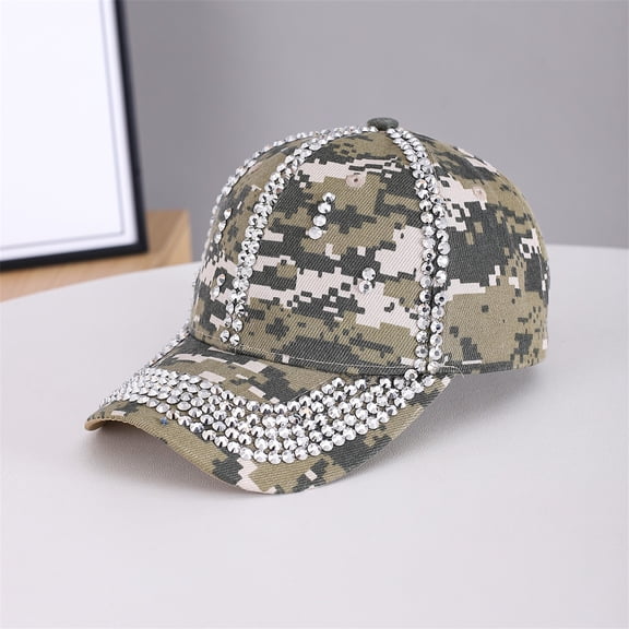 CNJKEHIUV Under $5 Women'S Baseball Caps Sequins Washed-Cotton Plain Baseball Cap, Vintage Adjustable Dad Hats Gift for Men/Women,Unstructured Casual Sports Cap Hat Light Green One Size