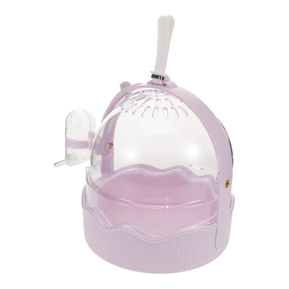 HEATSHAKING Bird and Hamster Travel Cage Carrier with Ventilation for Outdoor Picnic and Small Pets, 1 Set
