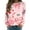 A292 Pink, variant on Oversized Sweatshirt For Women Valentine Love Heart Print Heart Letter Print Loose Crew Neck Graphic Pullovers Tees Holiday Long Sleeve Pullover Tops Hot Pink L