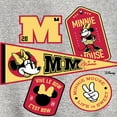 thumbnail image 3 of Disney - Minnie Mouse - College Icons - Youth Crewneck Fleece Sweatshirt, 3 of 5