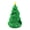 Green, variant on mdesiwst Christmas Aquarium Hideout Cave, 3D Printed Shrimp Cave, Snowman Tree Hideout for Betta Fish Shrimp Tank Decoration