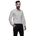 thumbnail image 2 of BESTMAN Printed Cotton Shirts For Men Long Sleeve Slim Fit Formal Shirt For Boy, 2 of 5