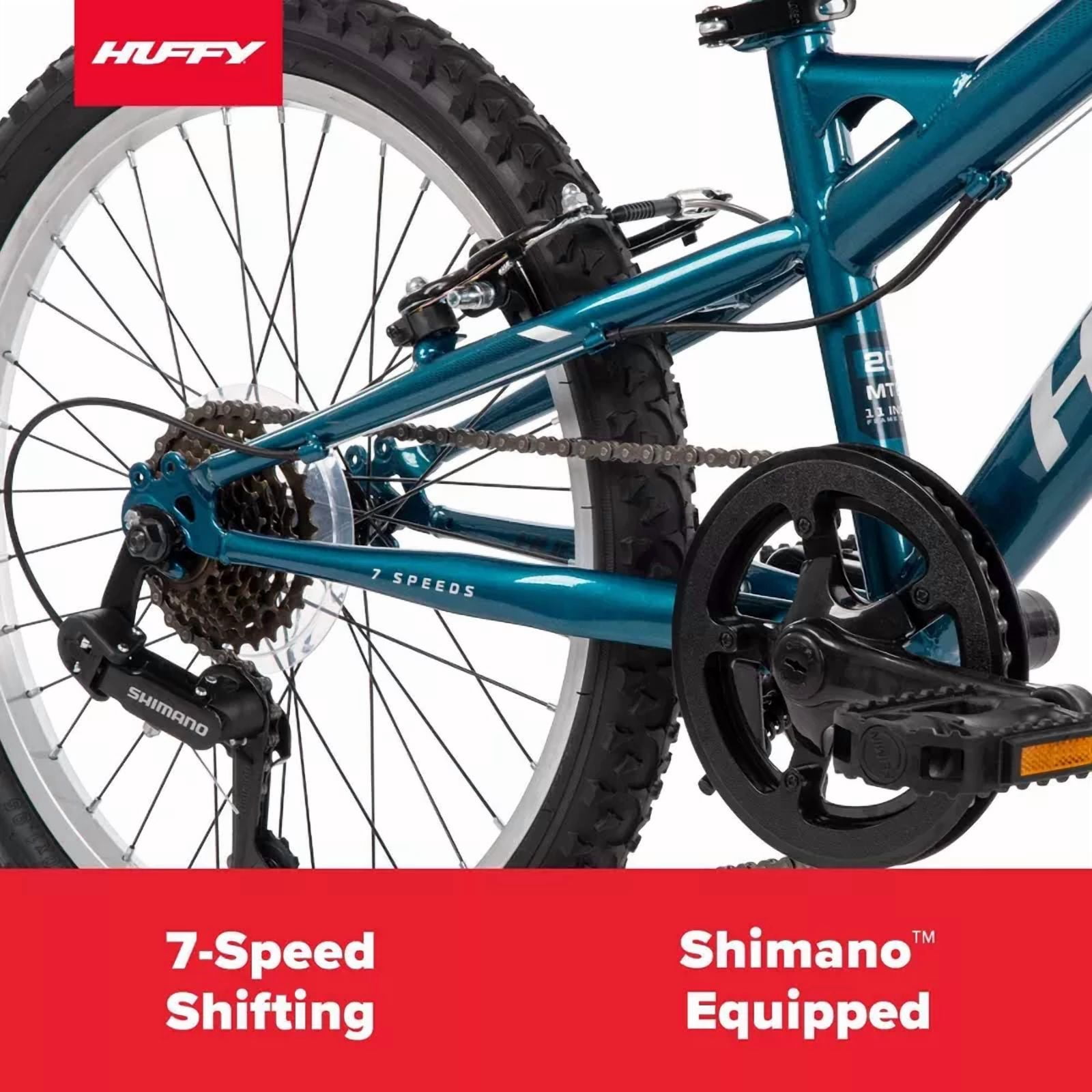 HUFFY HIGHLAND MOUNTAIN BIKE - 20" WHEELS - 7 SPEEDS - EMERALD GLOSS