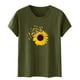 thumbnail image 4 of Blusas de Manga Corta para las Mujeres Divertido Impreso Cuello Redondo Tee, Vintage Humor Gráfico Blusas de Primavera para las Mujeres, 4 of 5