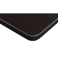 thumbnail image 2 of 72" x 24" Flip Top Mobile Training Table with Modesty Panel- Maple and 2 Zeng Stack Chairs- Black, 2 of 4