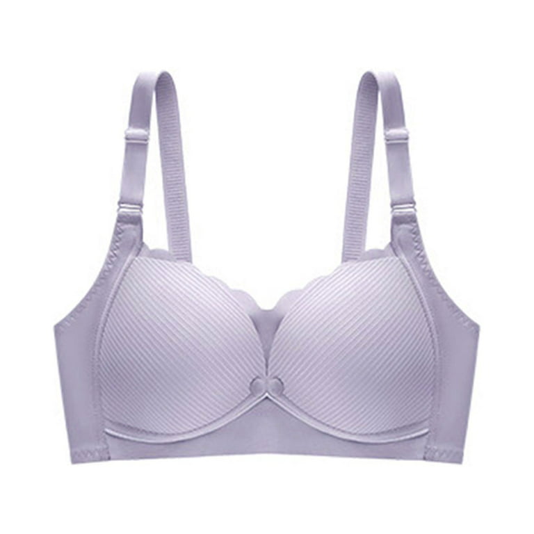 Sports Bra Shaped Snap Button No Steel Ring Thin Gathered Lace Maternity  Womens Underwear 