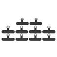 thumbnail image 2 of 10Pcs Phone Tether Tab Universal Cell Phone Lanyard Patch Without Adhesive for Most Smartphones Preventing Dropping Black, 2 of 12
