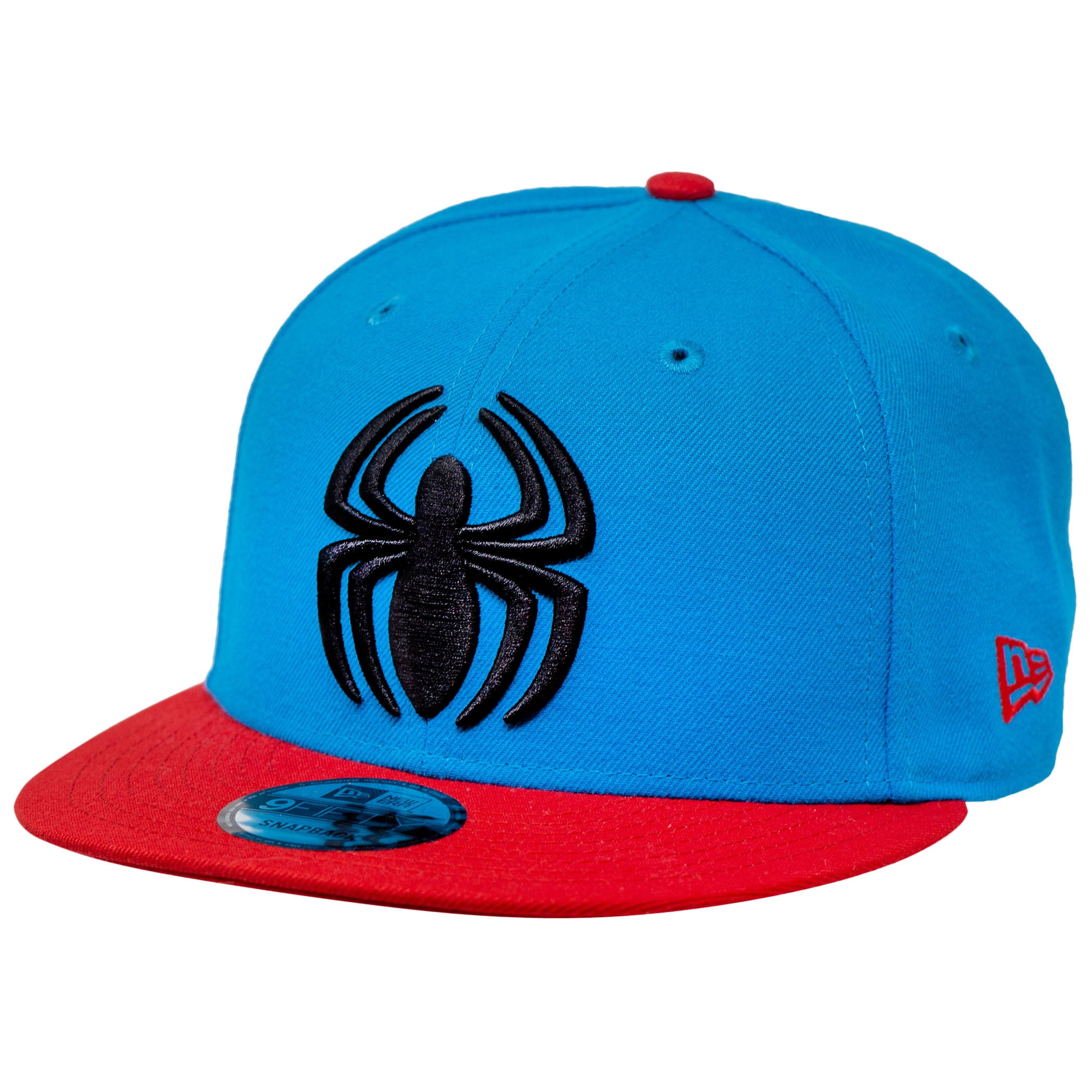 Spider-Man Parker & Miles Scattered New Era 9Fifty Adjustable Hat Black 
