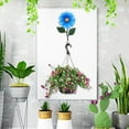 thumbnail image 3 of Small Daisy Wall Hanging Metal Wall Flower Art Flower Wall Decorations Jacket Hangers Hanging Racks for Clothes Heavy Duty Key Storage Iron Flower Wall Rose, 3 of 7