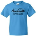 thumbnail image 3 of Inktastic From Nashville, Tennessee- State Capital Distressed Text Youth T-Shirt, 3 of 5