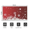thumbnail image 5 of Red Christmas Snowflake Pattern Door Rugs,Washable Non Slip Door Mats Indoor,Decorative Door Mats,Entry Mat Indoor for Entrance,Bedroom,Kitchen,Bathroom,17"x30", 5 of 6