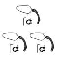 thumbnail image 2 of Advancent Bicicleta izquierda derecha espejo ajustable a prueba de explosiones Universal pantalla grande Reflector Set profesional espalda vista Type1 NO1 Advancent CBP506169, 2 of 6