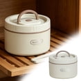 thumbnail image 2 of Large Capacity Insulated Lunch Box for Hot Food, Double Layer Stainless Steel Lunch Container with Thermal Bag, Portable Lunch Kit for Work And office, 1* Large Lunchbox, 2 of 5