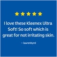 thumbnail image 3 of Kleenex Ultra Soft Facial Tissues, 3 Flat Boxes (330 Total Tissues), 3 of 8