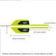 thumbnail image 4 of Car Reflective Decorative Decals Fender Anti-Scratch Safety Warning Stickers For Mustang Focus 2 3 4 Mondeo Fiesta ecosport Ford Orange, 4 of 6