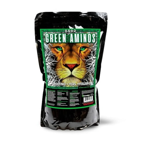 Green Aminos, Rooting Stimulator Blend with Amino Acids and Nutrients for Potting Mix, Soils, Cuttings, and Hydroponic Gardens, Organic Plant Food for Indoor and Outdoor Plants