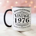 thumbnail image 5 of 50th Birthday Gifts for Men Women - 50th Birthday Decorations for Men - Vintage 1976 Coffee Mug - Born in 1976 Present Ideas - Turning Fifty Gift For Dad, Mom, Uncle, 5 of 6
