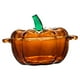 thumbnail image 5 of Plato de dulces de vidrio con tapa, tazón de calabaza con tapa, recipiente para dulces decorativo Naranja, 5 of 9