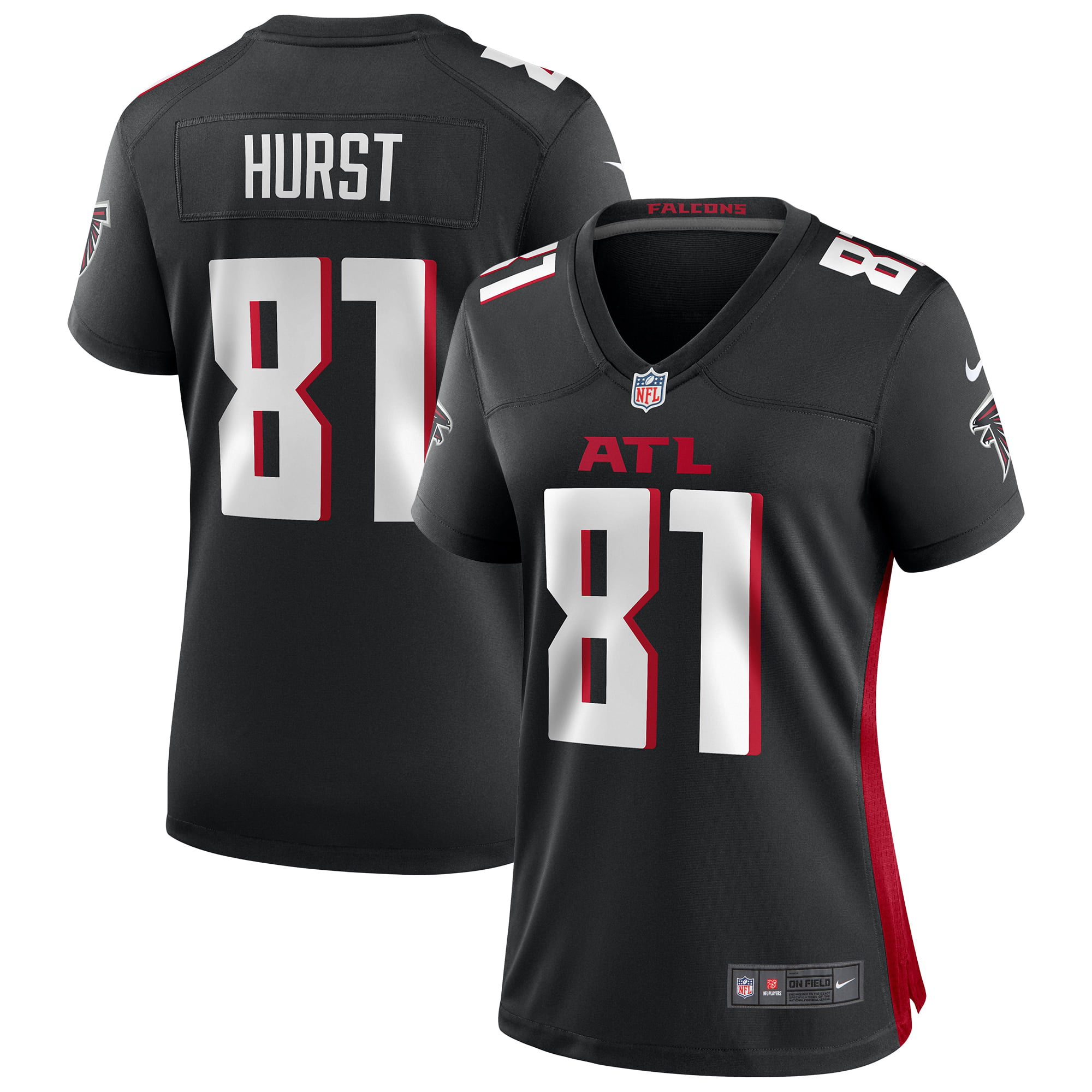 Hayden Hurst Atlanta Falcons Nike Women's Game Jersey - Black - Walmart.com