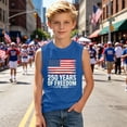 thumbnail image 6 of American Flag Tank Tops Girls Patriotic Shirt USA Flag Stars Stripes Print Sleeveless T-Shirt 4th of July Tee Tops, 6 of 6