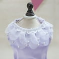 thumbnail image 6 of Visland Cute Pet Dress Imitation Pearls Flower Design Wear-resistant Lace Collar Pet Apparel for Outdoor, 6 of 8