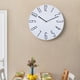 thumbnail image 3 of 2x Hanging Wall Clocks Non Ticking Silent Simple 12 Wood Grain Baoblaze 2x reloj de pared, 3 of 8