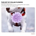 thumbnail image 3 of CTIRCHIU 10Pcs Pet Collar With Flower Design For Small Pets In Christmas Celebrations, 3 of 6