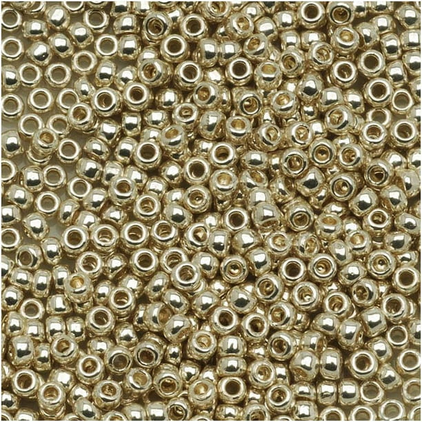 Toho Round Seed Beads 11 0 Pf558 Galvanized Aluminum 8g Walmart Com Walmart Com