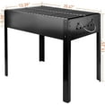 thumbnail image 5 of Tabletop BBQ Grill Foldable Outdoor Portable Charcoal Barbecue Grill,Black, 5 of 10