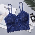 thumbnail image 1 of Chaleco de encaje sexy con hermosa espalda sin anillo de acero que envuelve la base del pecho, ropa interior de mujer con almohadilla para el pecho, verano para mujer, 1 of 6