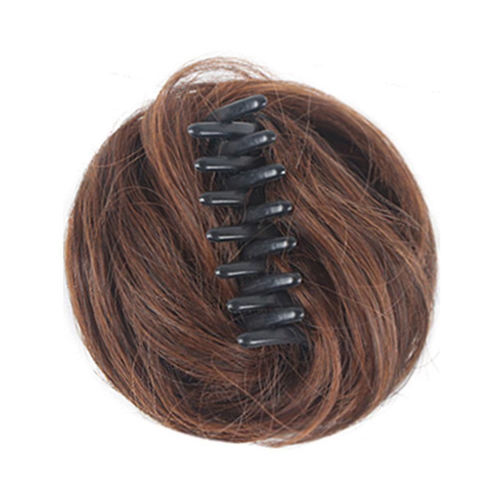 Half Bun Clip-on Wig Hairpin Ball Head Grasping Clip Bud hair Sale Head Hot B6M8