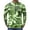 Green&10^0601V, variant on Camo Men Long Sleeve Cycling Jersey with 3+1 Rear Zipper Pockets Men Workout Shirt Upf 50+ Half Zip Breathable Outdoor Quick Dry Bike Shirts Men