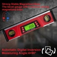 thumbnail image 3 of Nivel digital DIY-JEK de 25 cm, IP54, pantalla LED, base magnética, 3 of 7