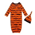 thumbnail image 2 of Cochecito de bebé recién nacido Funda de asiento Cochecito para niños de Halloween 2 piezas 0-6Mes Yotijar Vestido de dormir de Halloween, 2 of 10