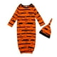 thumbnail image 2 of Vestido de dormir de Halloween, saco de dormir con estampado de rayas, saco de dormir, estampado de calabaza con saco de dormir 0-6Mes, 2 of 9