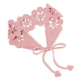thumbnail image 2 of Jumpingount Diadema de ganchillo para mujer, diadema de Color sólido hueco a la moda, accesorios para tocado de trabajo para celebración de fiesta para Ropa, zapatos y accesorios Miscelánea Rosado Jumpingount AP012904-01, 2 of 5
