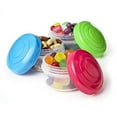 thumbnail image 4 of Sistema To Go Collection Mini Bites Small Food Storage Containers, 4.39 oz. 130 mL, Pink, Green and Blue, 3 Count, 4 of 7