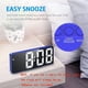 thumbnail image 4 of Despertador Digital, Reloj LED para Dormitorio, Reloj de Escritorio ElectróNico con Pantalla de Temperatura, Reloj PequeñO Verde, 4 of 5
