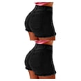 thumbnail image 1 of Sonducket Pantalones vaqueros de verano, pantalones cortos de mezclilla, pantalones sueltos, disfraz de niña con flecos, dulce regalo, ropa de Type10 NO10, 1 of 6