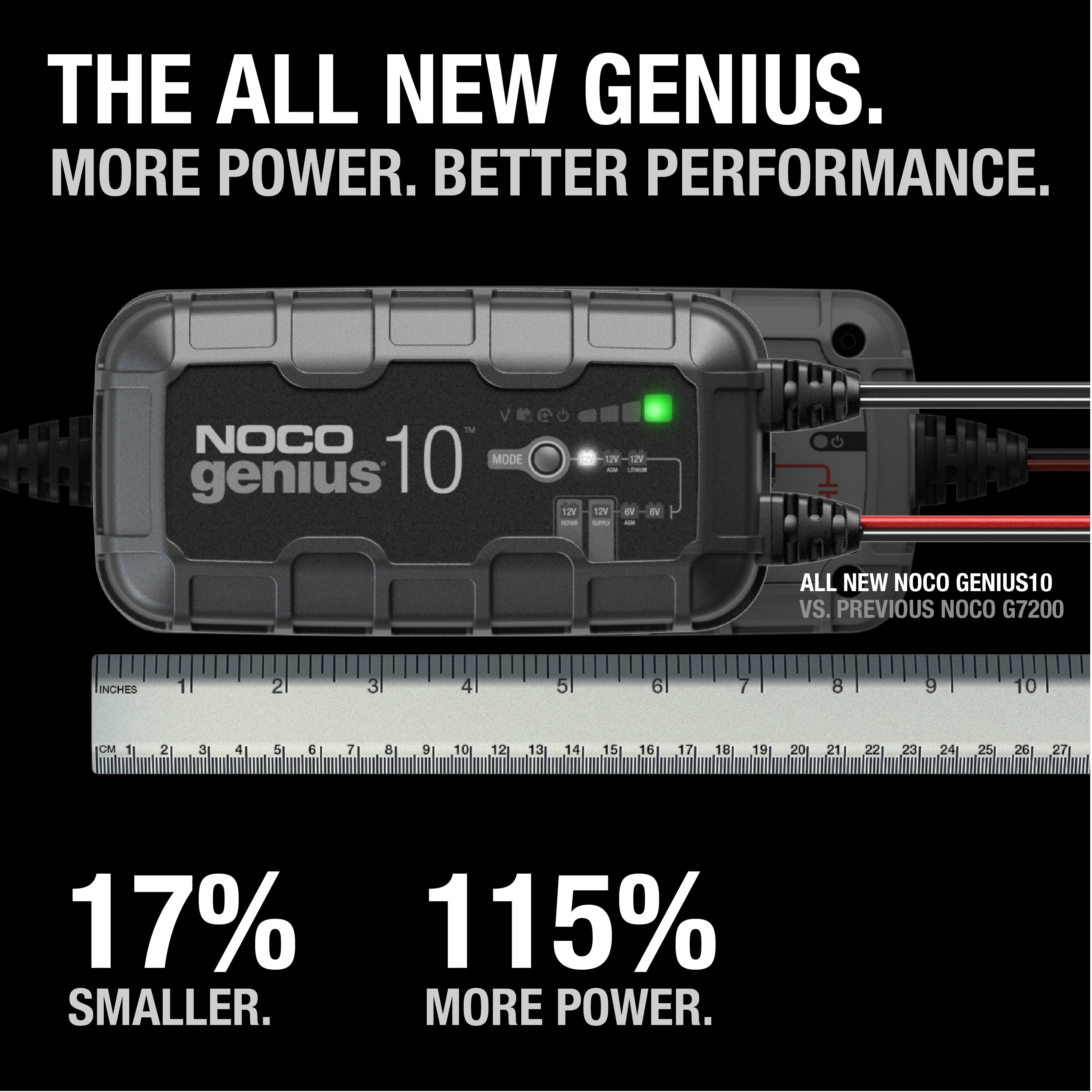 NOCO Genius10 Batterie Ladegerät 6V 12V Auto Motorrad KFZ Batterielader 