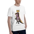 thumbnail image 2 of Jean Michel Basquiat Man's Cotton Round Neck Short Sleeve Tops Stylish Soft Funny T Shirt, 2 of 5