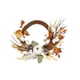 thumbnail image 2 of Corona de otoño Macarena de 23,6 pulgadas con hojas de arce y calabaza artificial, 2 of 8