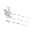 thumbnail image 2 of Cat Teaser Wand, Fun Playing PVC Feather Cat Teasing Wand Toy 3Pcs  For Kitten Grey,,Blue, 2 of 8