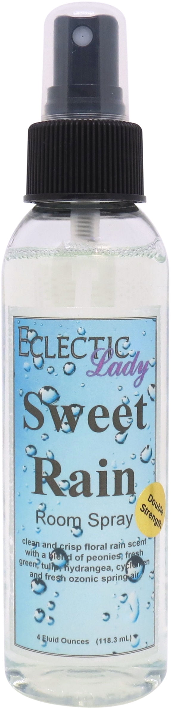 Sweet Rain Room Spray by Eclectic Lady (Double Strength), 4 Ounces