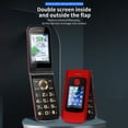 thumbnail image 2 of Teléfono Móvil Con Tapa Gsm 2G Para Personas Mayores, Pantalla Dual, 4800Mah, Botón Grande, Gran Volumen, Teléfono Móvil Para Personas Mayores, Llamada De Emergencia, Teléfono Con Tarjeta Dual Eigraketly EL016576-06, 2 of 5