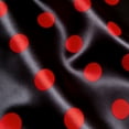 thumbnail image 6 of Jinhong Summer Polka Dots Dresses for Women Satin Short Sleeve Slip Midi Dress Elegant Fashion Zipper Fitted Pullover Dresses Black,M, 6 of 6