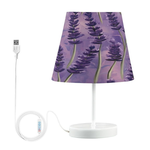 Table Lamp Small 5.9x10.8 Inches Table Lamps Night Light Tools & Home Improvement Bedroom Lamp Guest Room Lamp Study Lamp Office Lamp Pretty Purple Lavender