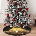 thumbnail image 5 of Sigee Golden Glitter And Light for Christmas Decoration Tree Skirt Christmas Tree Skirt,Christmas home decor Holiday Tree Skirt Fits Christmas Tree-30", 5 of 7